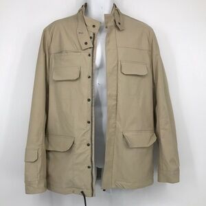 Zara Man Military Inspired Field Jacket with removable Lining Size M‎